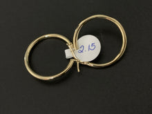 Load image into Gallery viewer, New Real 18K Saudi Gold Hoops Loops Earrings - Rafant
