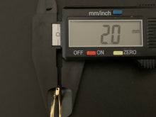 Load image into Gallery viewer, New Real 18K Saudi Gold Hoops Loops Earrings - Rafant
