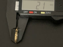 Load image into Gallery viewer, New Real 18K Saudi Gold Small Hoops Loops Earrings - Rafant
