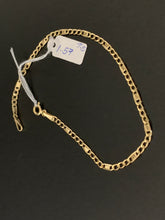 Load image into Gallery viewer, 18K Saudi Gold Chain Link Bracelet Size 7.5 Dainty Lightweight 1.57grams - Rafant

