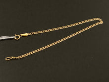 Load image into Gallery viewer, New Real 18K Saudi Gold Chain Link Size 7 Lightweight Dainty 0.81 grams - Rafant
