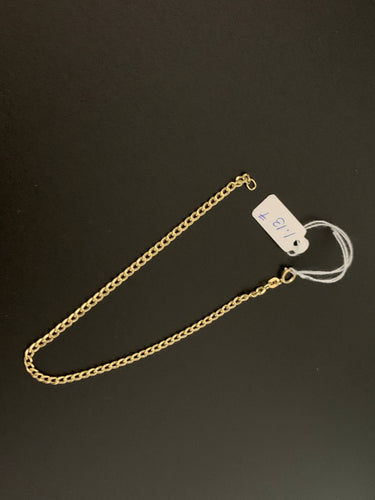 New Real 18k Saudi Gold Curb Link Chain Bracelet Size 7
