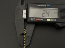 Load image into Gallery viewer, New Real 18k Saudi Gold Curb Link Chain Bracelet Size 7&quot; - Rafant
