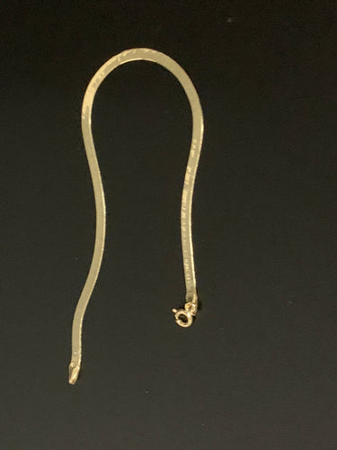 New Real 18K Saudi Gold Omega Chain Bracelet Size 7 - Rafant