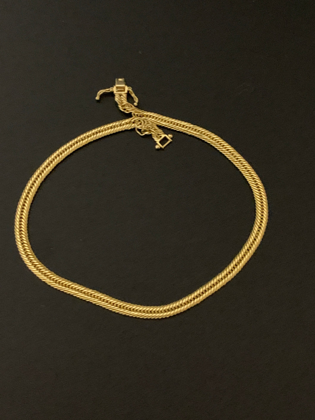 New Real 18K Japan Gold Chain Bracelet Size 8.5