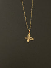 Load image into Gallery viewer, 18K Gold Necklace 18 inches Chain Butterfly Pendant - Rafant
