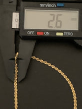 Load image into Gallery viewer, New Real 18K Saudi Gold Necklace 18&quot; Rope Chain w/ Puffed Heart Pendant - Rafant
