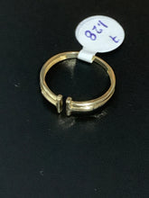 Load image into Gallery viewer, New Real 18K Saudi Gold Double Bar Ring Size 7 - Rafant
