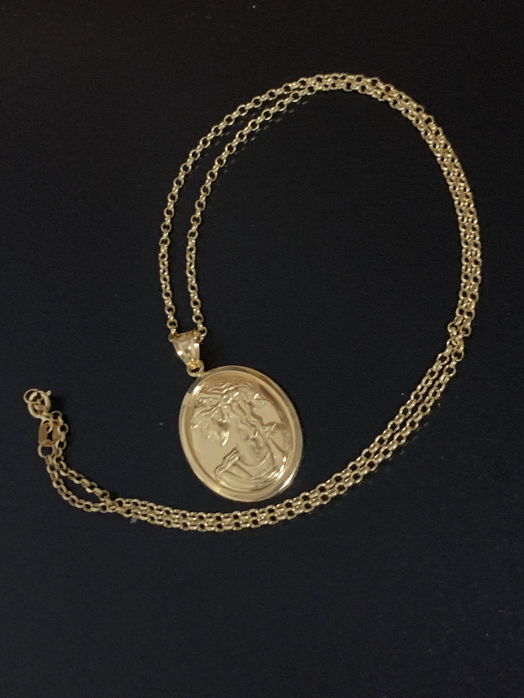 New Real 18K Saudi Gold Necklace 18