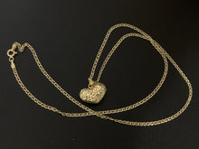 Load image into Gallery viewer, 18K Gold Necklace 20&quot; Chain with Puffed Heart Pendant Item216 - Rafant
