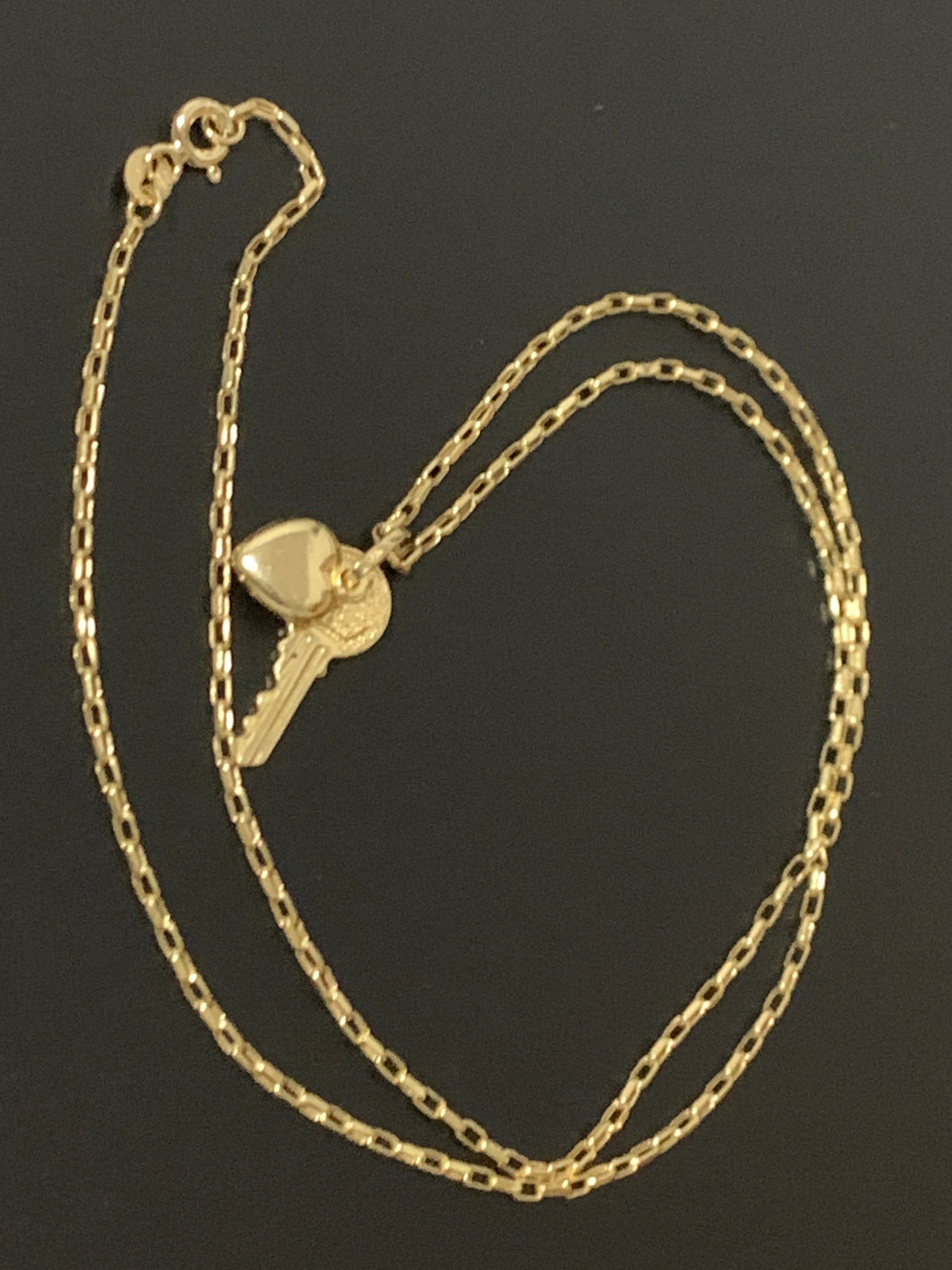 New Real 18K Saudi Gold Necklace 18