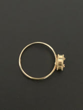 Load image into Gallery viewer, New Real 18K Japan Gold White Mother of Pearl Four Clover Leaf Flower Ring Size 5 - Rafant
