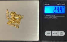 Load image into Gallery viewer, New Real 18K Saudi Gold Figaro Link Chain Bracelet Size 8 - Rafant
