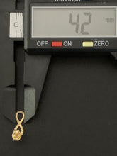 Load image into Gallery viewer, New with defects Real Saudi Gold Infinity Stud Earrings - Rafant
