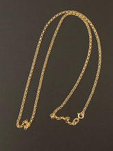Load image into Gallery viewer, New Real 18K Saudi Gold Rolo Cable Link Chain 17.5&quot; Item240 - Rafant
