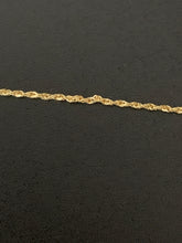 Load image into Gallery viewer, New Real 18K Saudi Gold Necklace Rope Chain 17.25&quot; - Rafant
