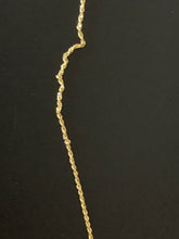 Load image into Gallery viewer, New Real 18K Saudi Gold Necklace Rope Chain 17.25&quot; - Rafant
