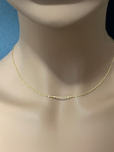 Load image into Gallery viewer, New Real 18K Saudi Gold Necklace Rope Chain 17.25&quot; - Rafant
