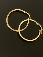 Load image into Gallery viewer, New Real 18K Japan Gold Hoops Loops Earrings Item250 - Rafant
