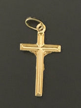 Load image into Gallery viewer, New Real 18K Saudi Gold Cross Pendant Item#253 - Rafant
