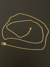 Load image into Gallery viewer, New Real 18K Saudi Gold Rolo Chain 20&quot; Lightweight Item#255 - Rafant

