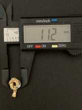 Load image into Gallery viewer, New Real 18K Saudi Gold Knot Tricolor White Gold Rose Gold Pendant - Rafant
