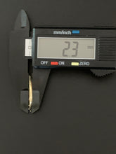 Load image into Gallery viewer, New Real 18K Saudi Gold Hoops Loops Earrings Item#258 - Rafant
