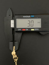 Load image into Gallery viewer, New Real 18K Saudi Gold Necklace 18&quot; Mirror Chain with Heart Key Pendant Item#264 - Rafant
