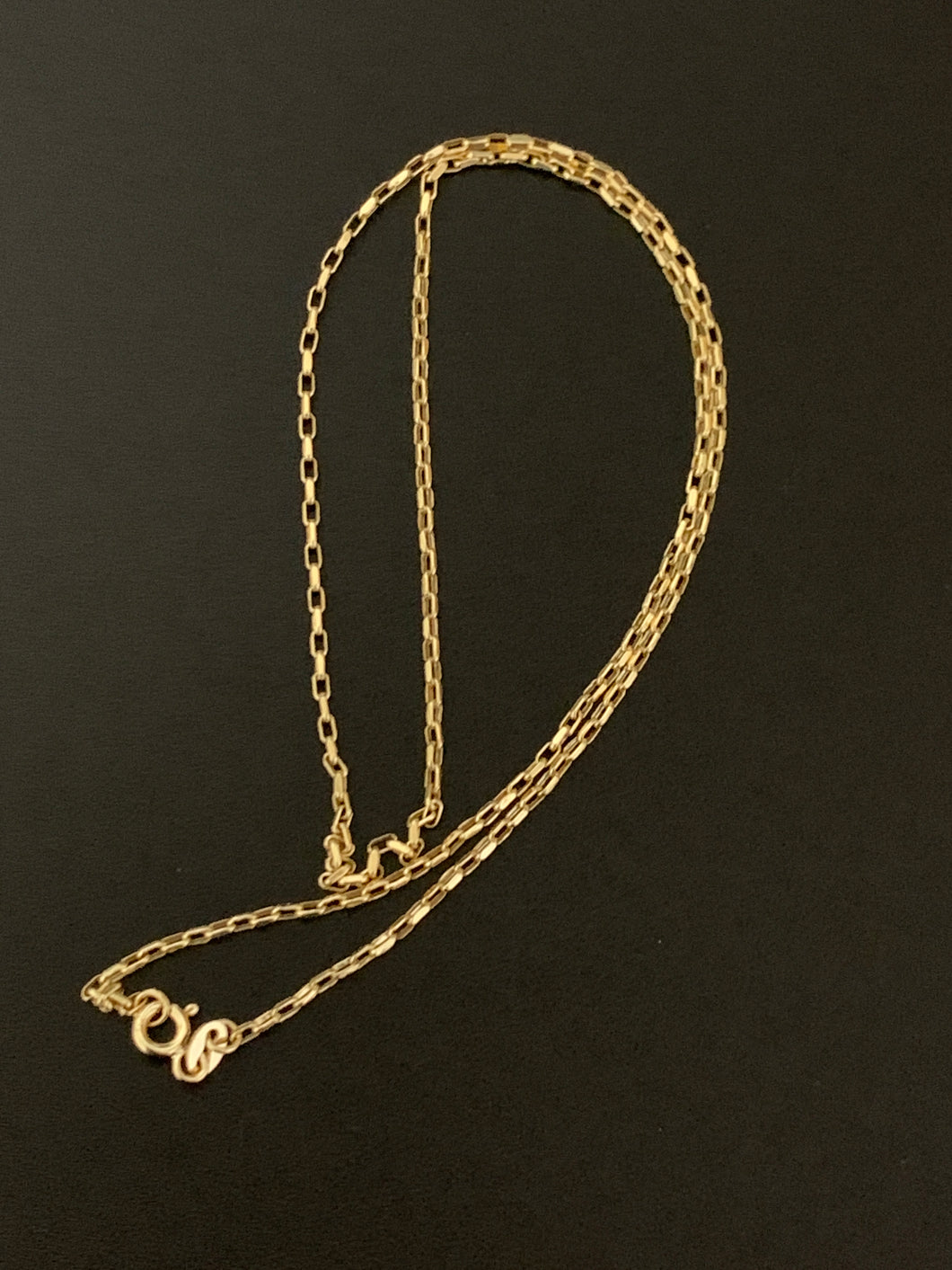 New Real 18K Saudi Gold Cable Link Chain Item#261 - Rafant