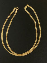 Load image into Gallery viewer, New Real 18K Saudi Gold Curb Chain Necklace 18" - Rafant
