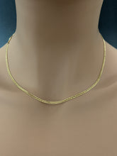 Load image into Gallery viewer, New Real 18K Saudi Gold Curb Chain Necklace 18" - Rafant
