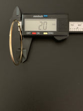 Load image into Gallery viewer, New Real 18K Saudi Gold Hoops Loops Earrings  Large 3.42 grams Item#278 - Rafant
