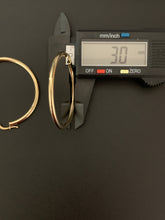 Load image into Gallery viewer, New Real 18K Saudi Gold Hoops Loops Earrings 3.73 grams - Rafant
