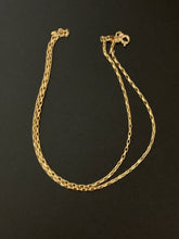 Load image into Gallery viewer, New Real 18K Saudi Gold  Cable Chain 17.75&quot; - Rafant
