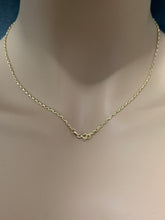 Load image into Gallery viewer, New Real 18K Saudi Gold  Cable Chain 17.75&quot; - Rafant
