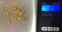 Load image into Gallery viewer, New Real 18K Saudi Gold Curb Chain 18&quot; - Rafant
