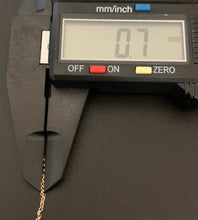 Load image into Gallery viewer, New Real 18K Saudi Gold Necklace Rolo Chain 17.50&quot; w/ Anchor Pendant - Rafant
