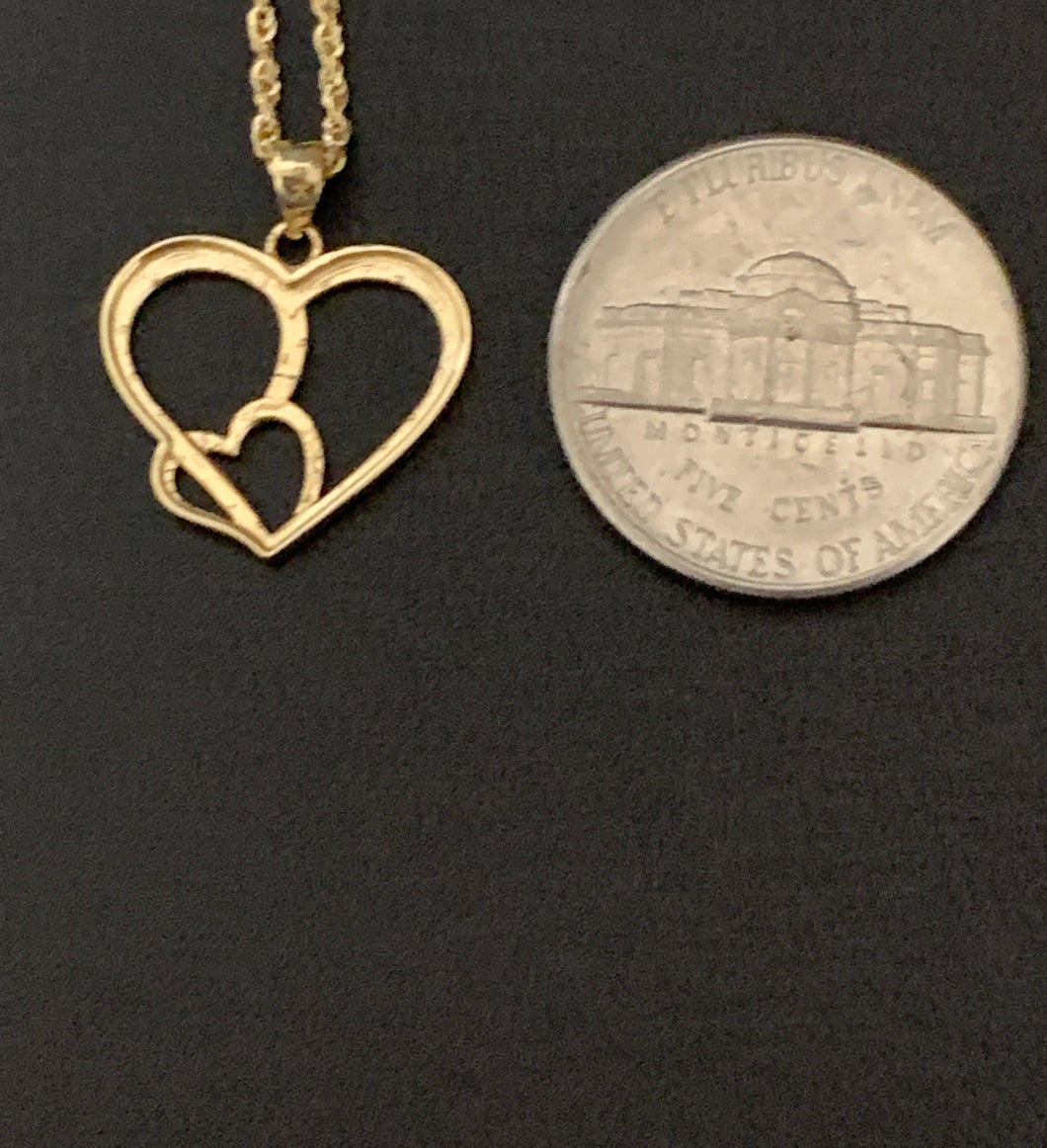 New Real 18K Saudi Gold Necklace Rope Chain 15.75