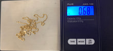 Load image into Gallery viewer, New Real 18K Saudi Gold Rope Chain 15.50&quot; w/ Defects Kinks - Rafant
