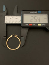 Load image into Gallery viewer, New Real 18K Saudi Gold Hoops Loops Earrings Item#290 - Rafant
