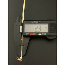 Load image into Gallery viewer, 18K Gold Chain Necklace Omega Herringbone 16&quot; Real Saudi Gold - Rafant
