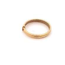 Load image into Gallery viewer, 18K Yellow Gold Ring Three Days Women Size 7 - Rafant
