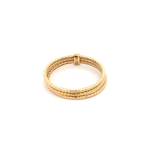 Load image into Gallery viewer, 18K Yellow Gold Ring Three Days Women Size 7 - Rafant
