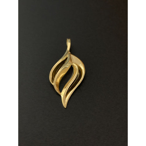 New Real 18K Japan Gold Leaf Pendant - Rafant