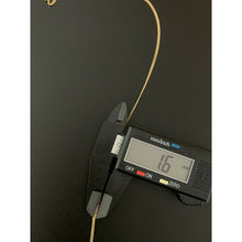 Load image into Gallery viewer, 18K Gold Chain Necklace Saudi Real Gold Curb 24&quot; 2.40g Lightweight - Rafant
