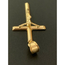 Load image into Gallery viewer, Real 18K Saudi Gold Pendant Cross - Rafant
