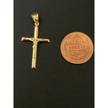 Load image into Gallery viewer, Real 18K Saudi Gold Pendant Cross - Rafant

