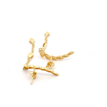 Load image into Gallery viewer, 18K Gold Earrings Post Dangling - Rafant
