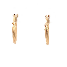 Load image into Gallery viewer, 18K Yellow Gold Earrings Hoops Small - Rafant
