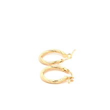 Load image into Gallery viewer, 18K Yellow Gold Earrings Hoops Small - Rafant
